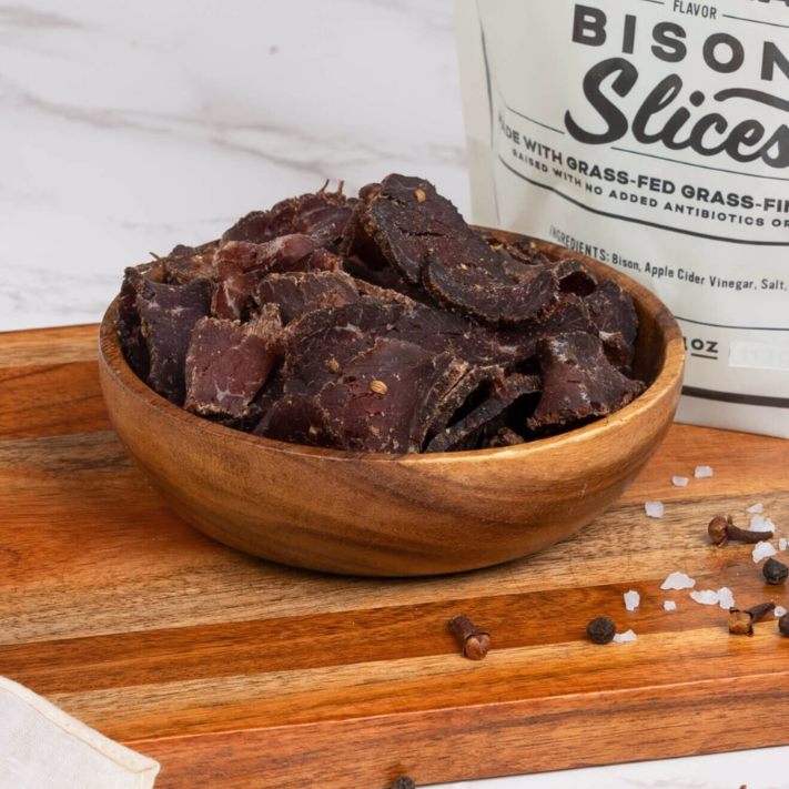 1/2 lb Sliced Original Bison Biltong!