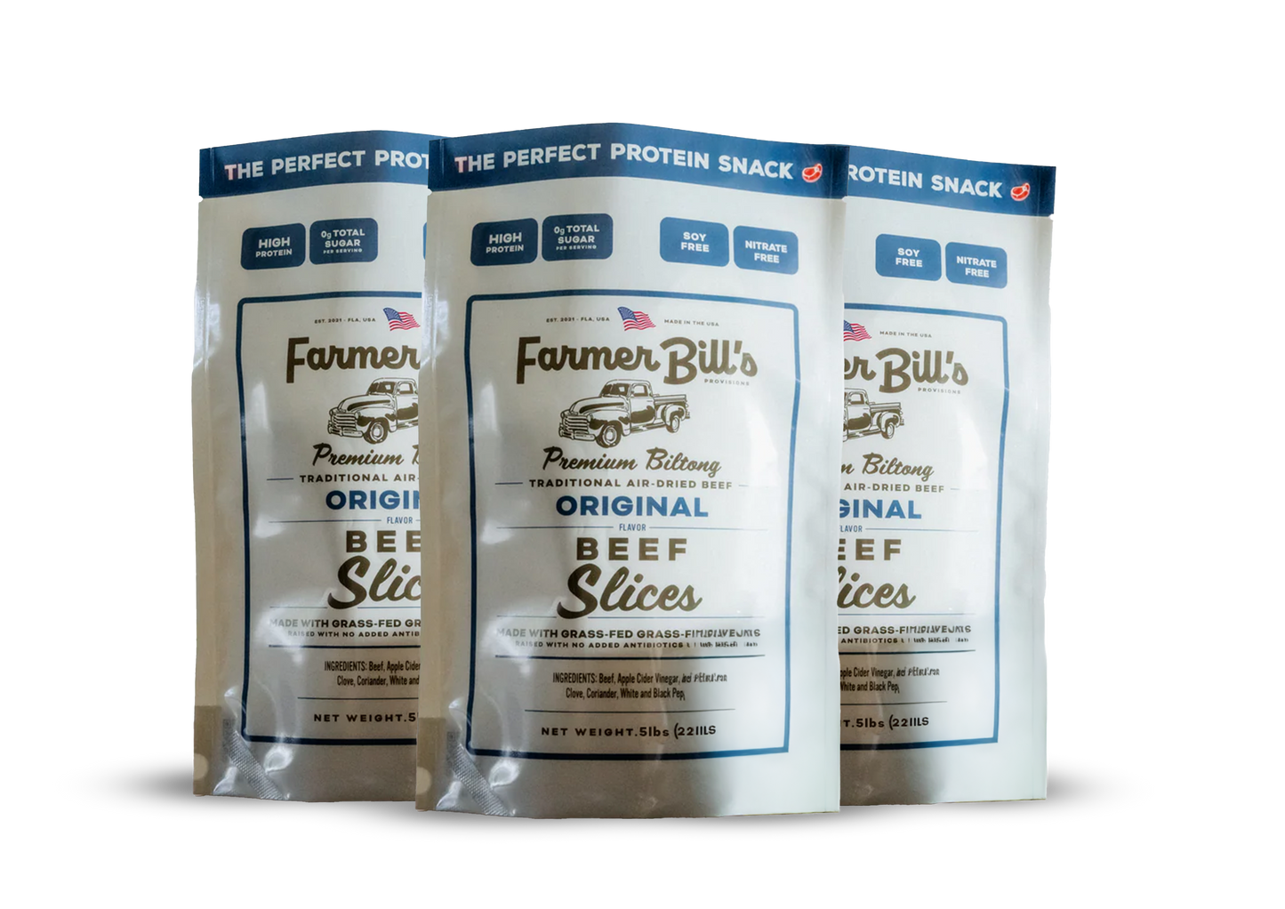 1/2 lb Sliced Original Beef Biltong