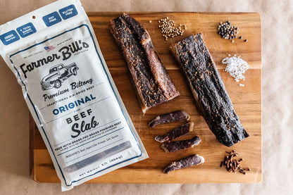 8oz Garlic & Herb Beef Biltong Slab