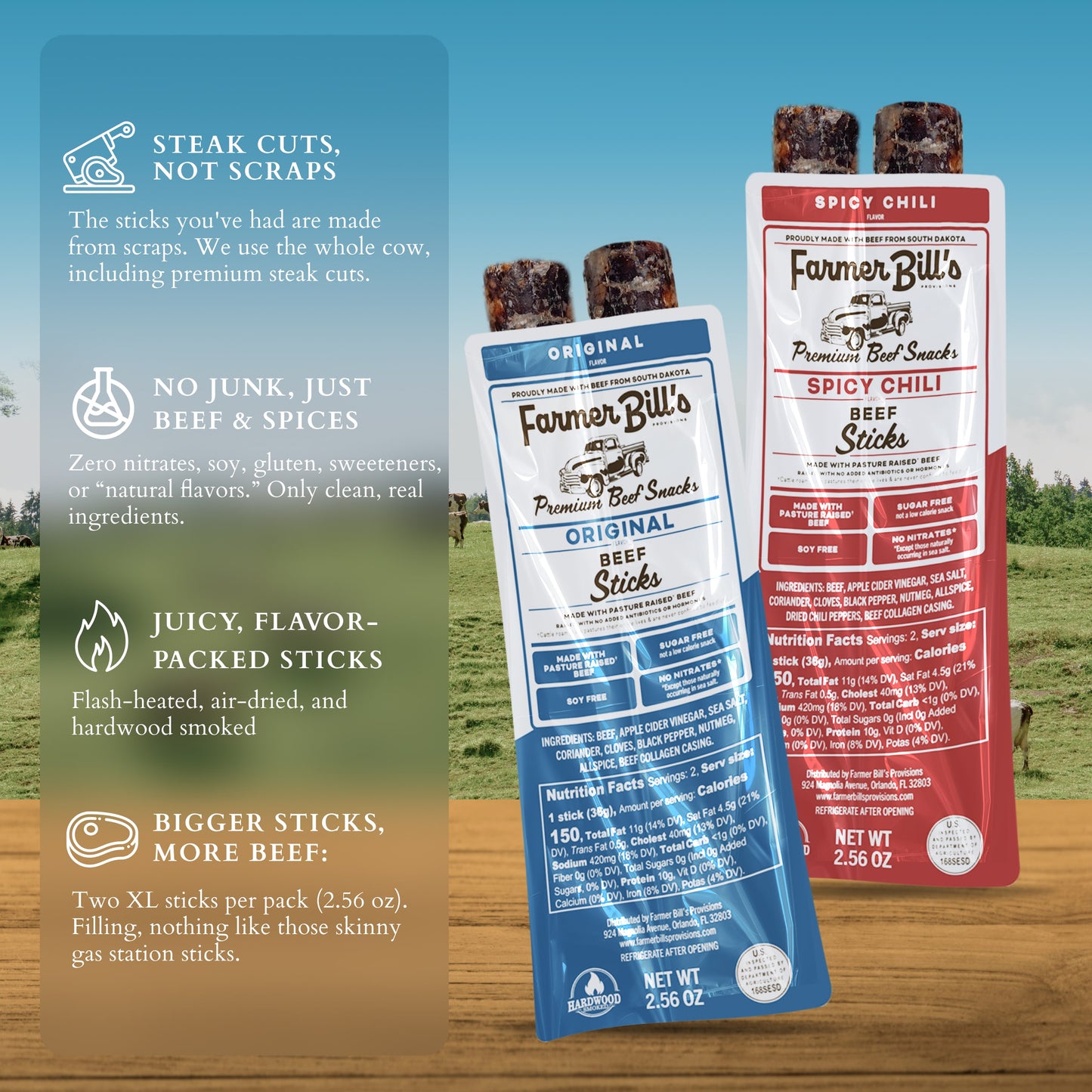 Ancestral Beef Stick Bundles