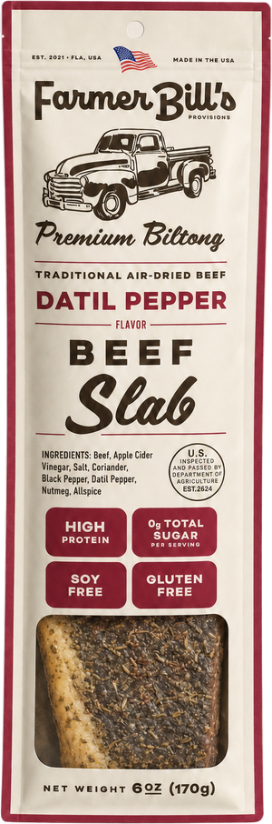 Datil Pepper Beef Slabs package
