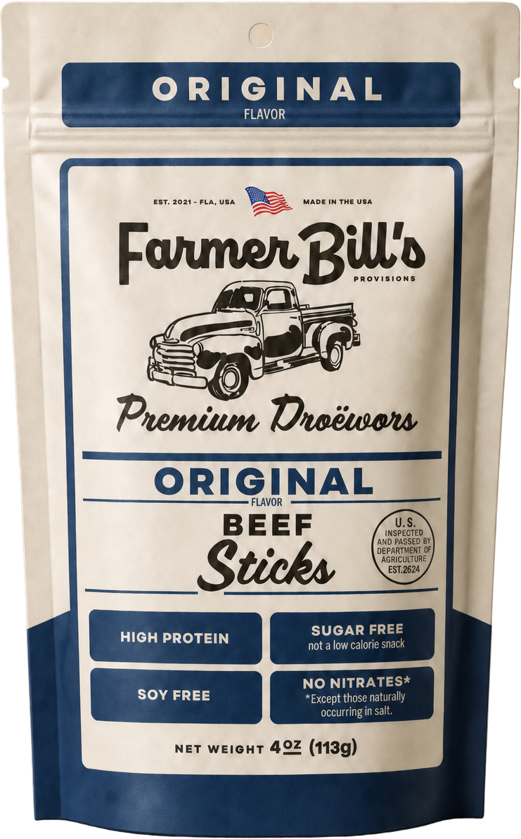 Farmer Bill's Original Beef Sticks package