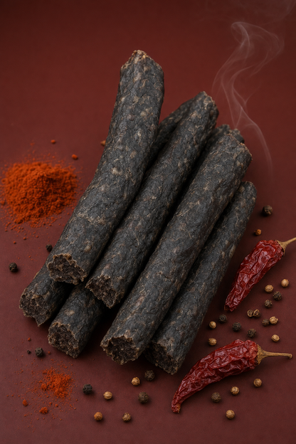 Farmer Bill's Smokehouse Beef Sticks — whole air-dried beef sticks with smoked paprika