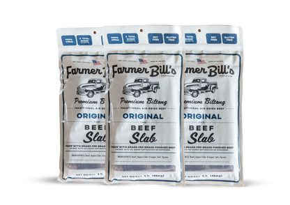 8 oz Original Beef Biltong Slab